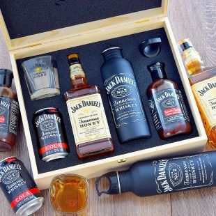 Ajándékszett férfiaknak Jack Daniel's Honey MAXI CONTRABAND