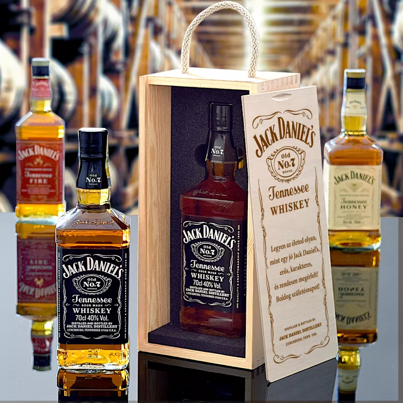 Jack Daniel's ajándékdobozban