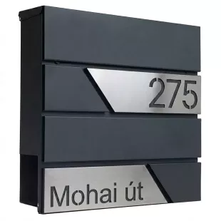Oslo postaláda, antracit – ezüst