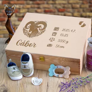 Baba emlékdoboz 36x30 cm