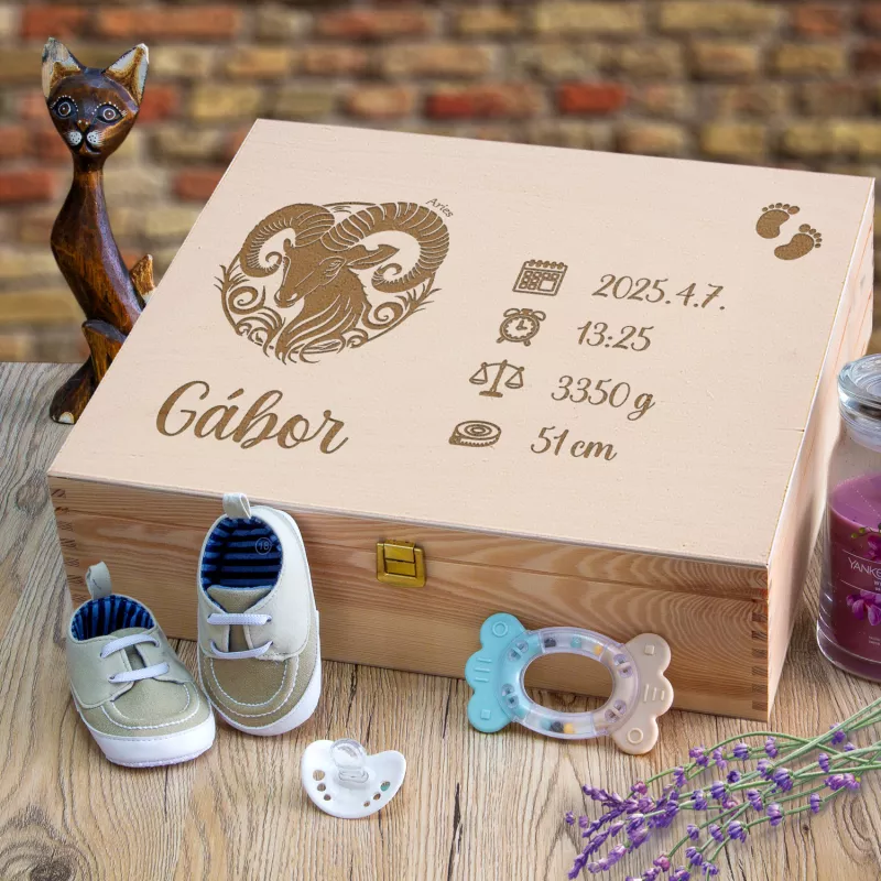 Baba emlékdoboz 36x30 cm