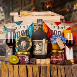 Diplomatico ajándékláda | Szabványos fedél, Fedél gravírozott szöveggel, Fedél karácsonyi motívummal