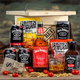 Jack fire ajándékláda | Szabványos fedél, Fedél gravírozott szöveggel, Fedél karácsonyi motívummal