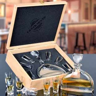 Karaffa NEMO Bohemia Crystal ajándékszett