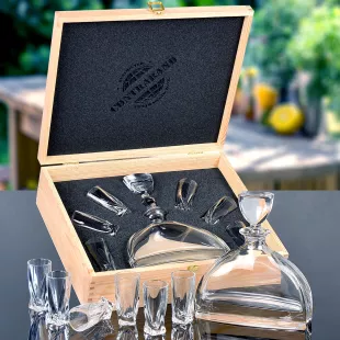 Karaffa NEMO Bohemia Crystal ajándékkészlet