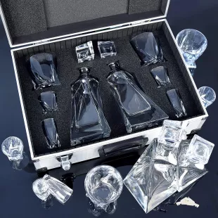 Karaffek Lovers Bohemia Crystal AL Koffer