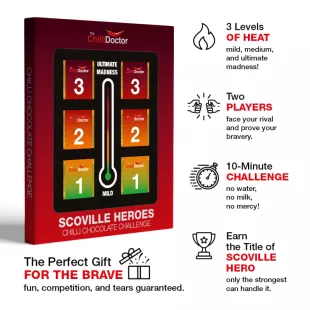 Scoville Heroes – Csípős csokoládé kihívás a bátraknak