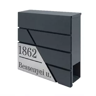 Oslo postaláda, antracit – ezüst
