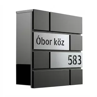 SIL 701 Postaláda Antracit - Ezüst, 1. Minta SIL701 postaláda, antracit – ezüst