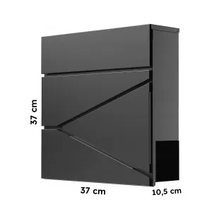SIL 706 antracit postaláda