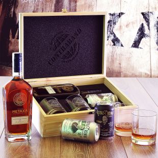 Ajándék készlet Metaxa 12* Set Contraband
