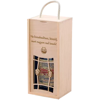 Fedél gravírozott szöveggel + Rács